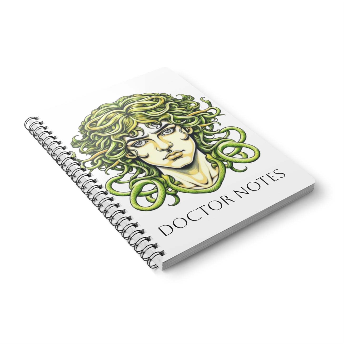 Medusa Doctor Notes Notebook art of medicine mythic diary
