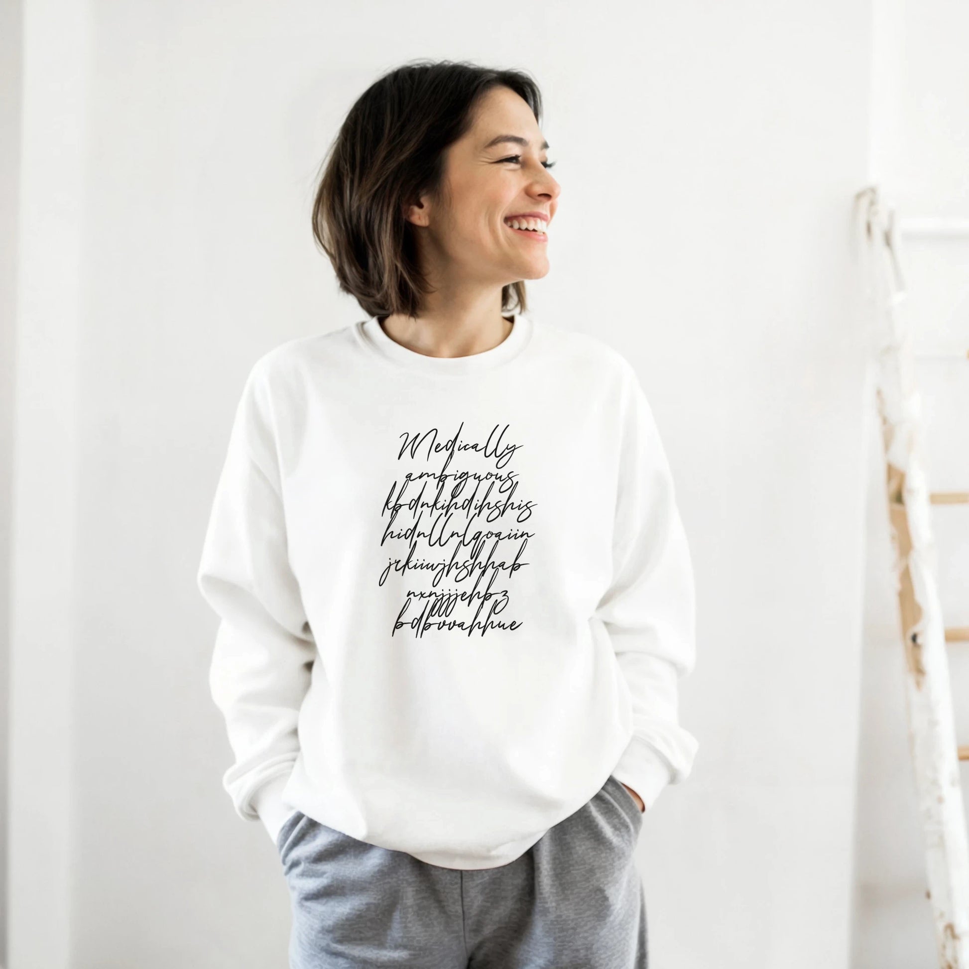 Medically Ambiguous Sweatshirt unique medical school sweater