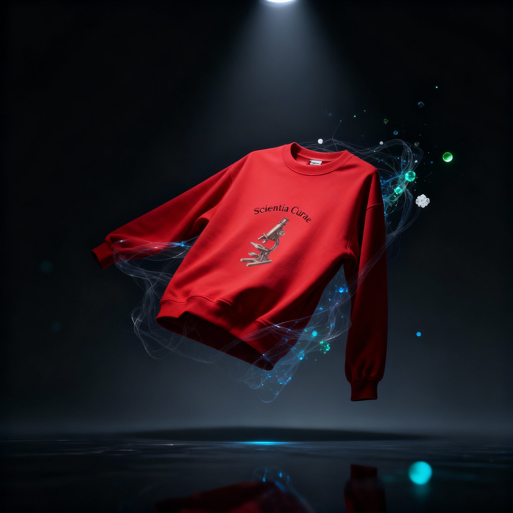 Microscope Science Curiosity Sweatshirt unique healthcare apparel