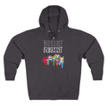 Burnout Zip Hoodie unique healthcare professional hoodie