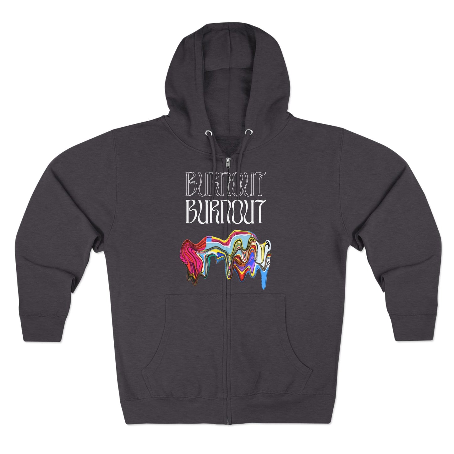 Burnout Zip Hoodie unique healthcare professional hoodie