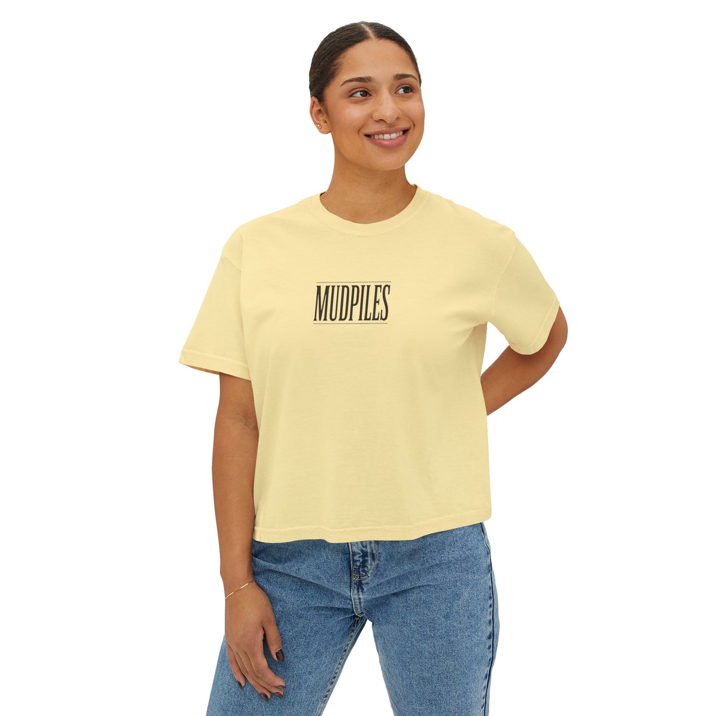 Mudpiles Cropped  T-Shirt or The Anion Gap Tee