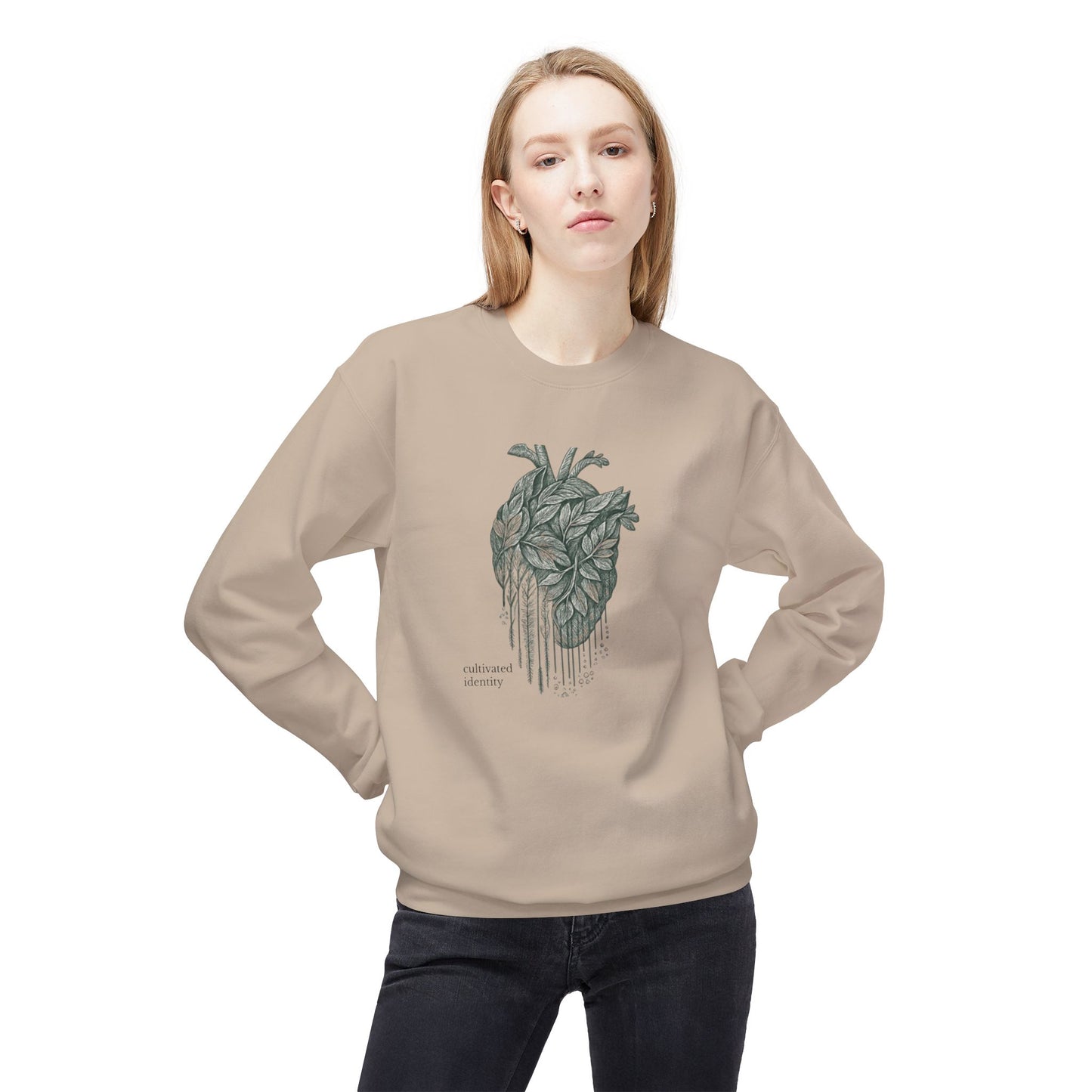 Botanical Anatomical Heart Sweatshirt Art of Medicine apparel