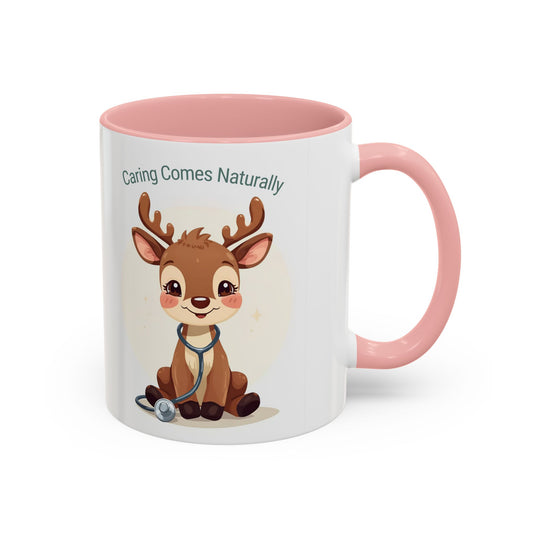 Cute Doctor Reindeer Coffee Mug holiday reindeer design mug