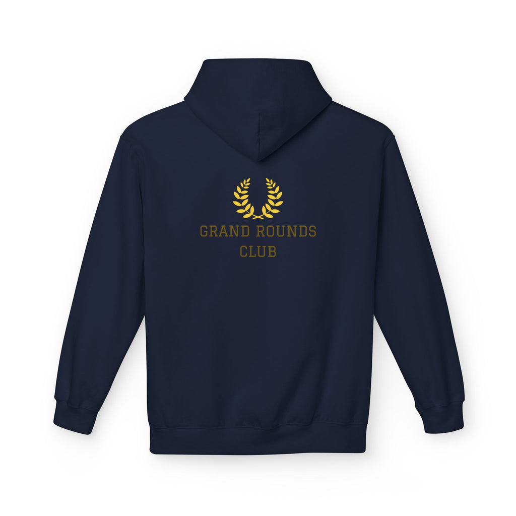 Grand Rounds Club Hoodie — Anatomical Laurel Medical Streetwear Pullover - Medical Art Apparel