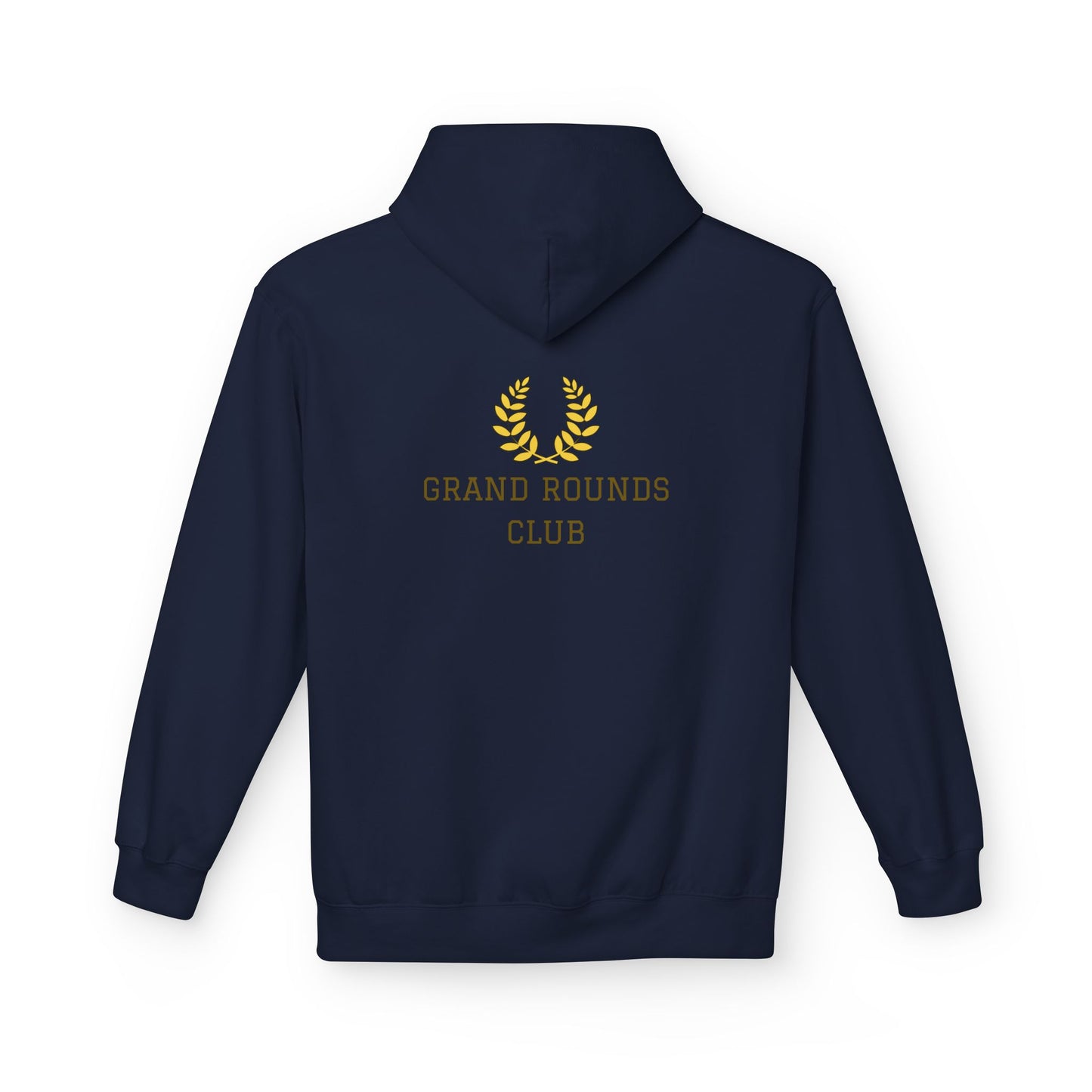 Grand Rounds Club Hoodie — Anatomical Laurel Medical Streetwear Pullover - Medical Art Apparel