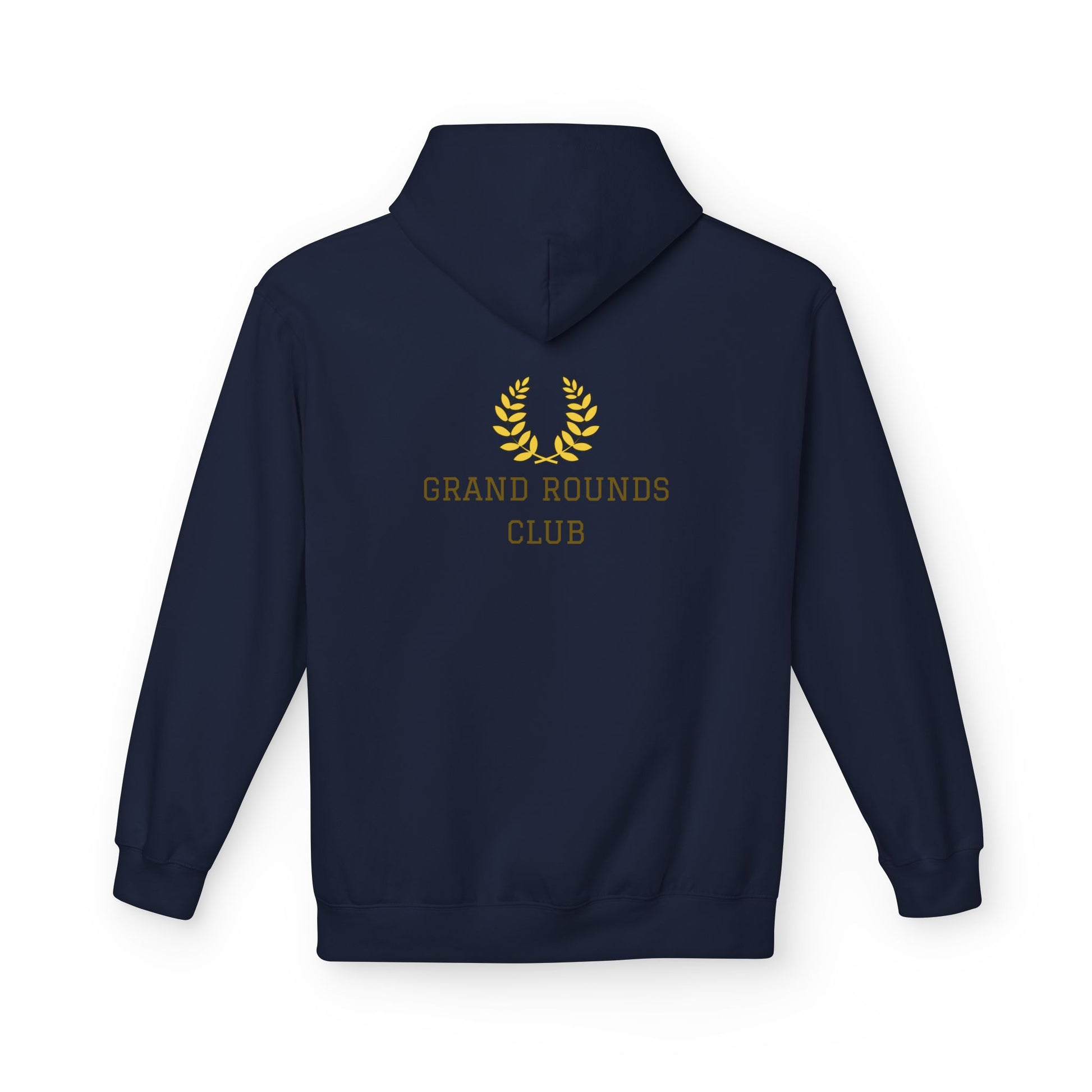 Grand Rounds Club Hoodie — Anatomical Laurel Medical Streetwear Pullover - Medical Art Apparel