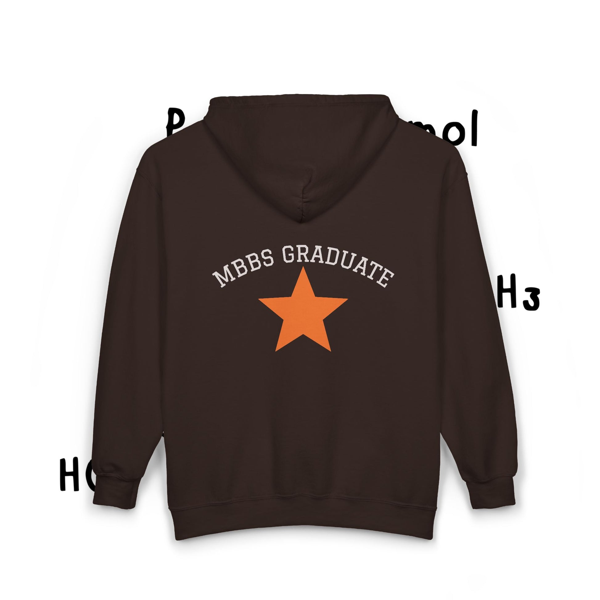 MBBS Graduate Star Hoodie victory medical graduate hoodie