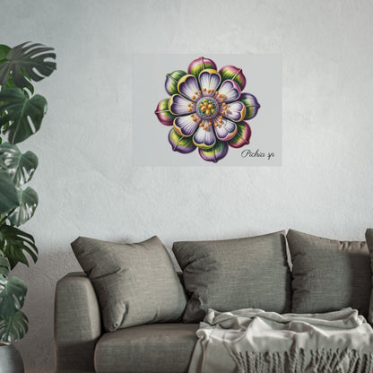 Botanical Pichia Imaginary Microbiology Fine Art Poster
