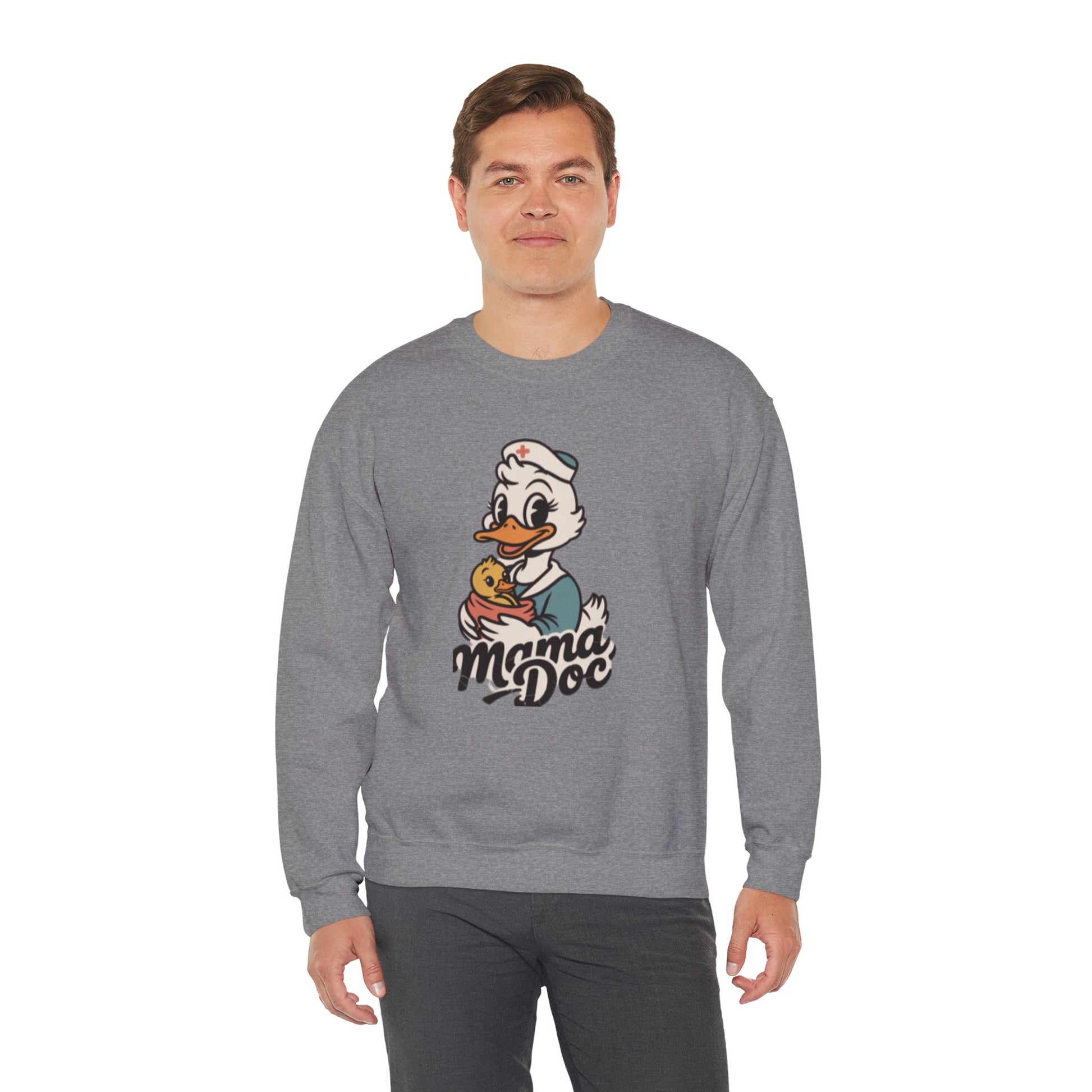 The Mama Doc Crewneck Art of Medicine mom apparel