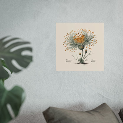 Botanical Actinomyces Imaginary Microbiology Fine Art Poster