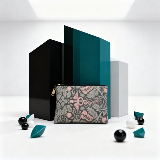 Cauduceus Print Accessory Pouch morris and co pattern medical gift