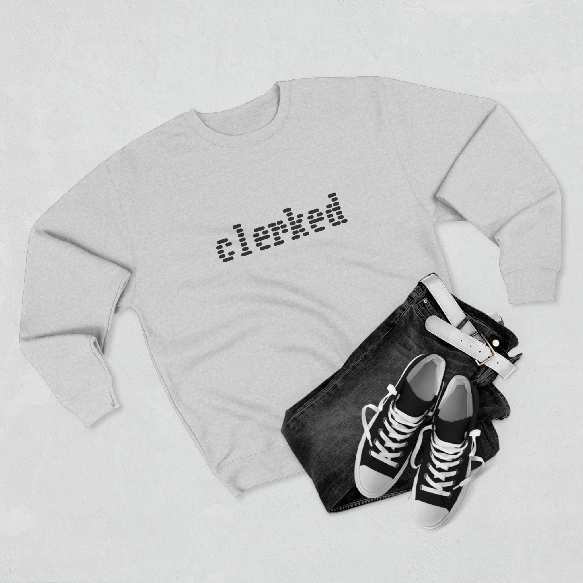 Clerked Logo Crewneck Sweatshirt Art of Medicine 3
