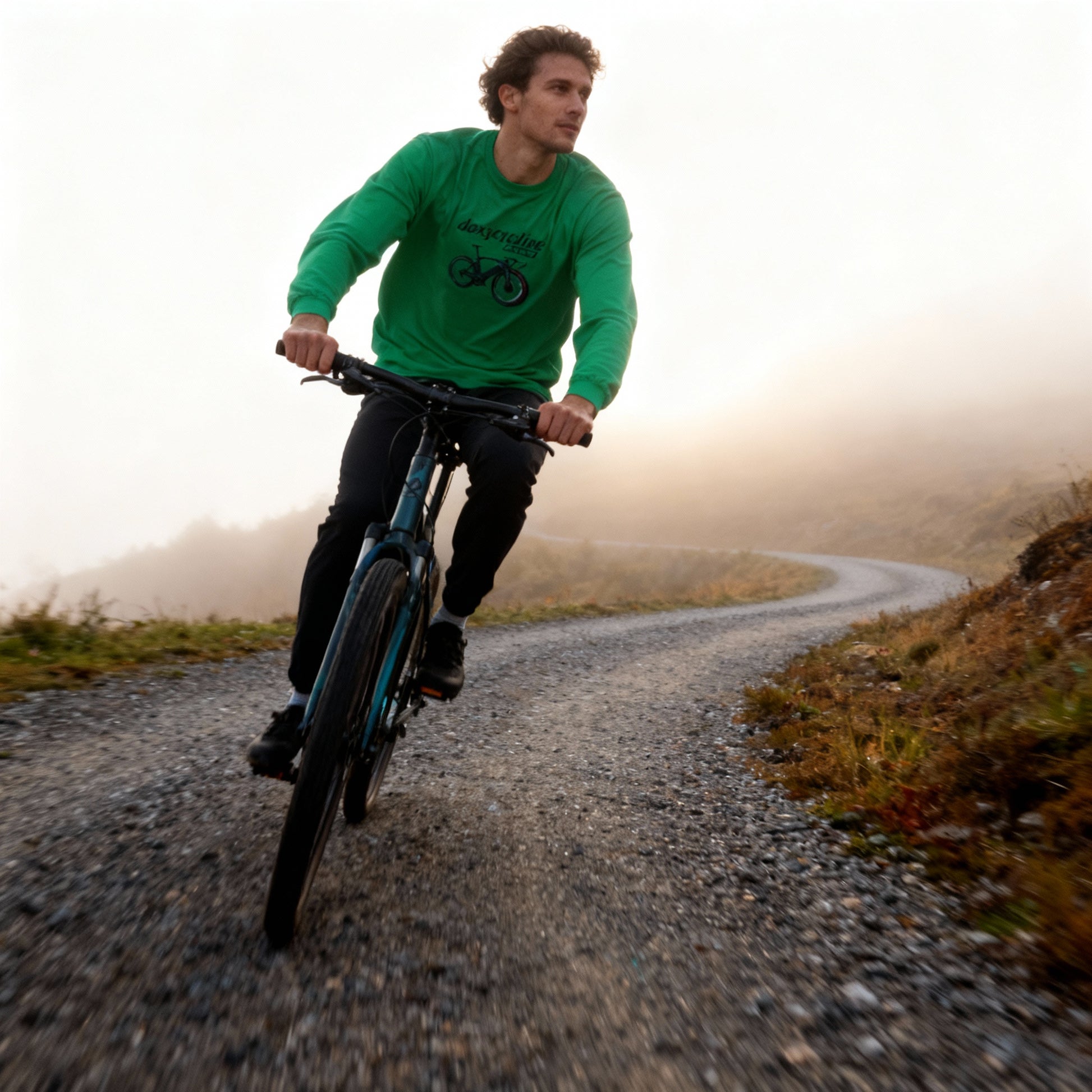 Cycling Doctor Graphic Long Sleeve Tee unique medical humor shirt