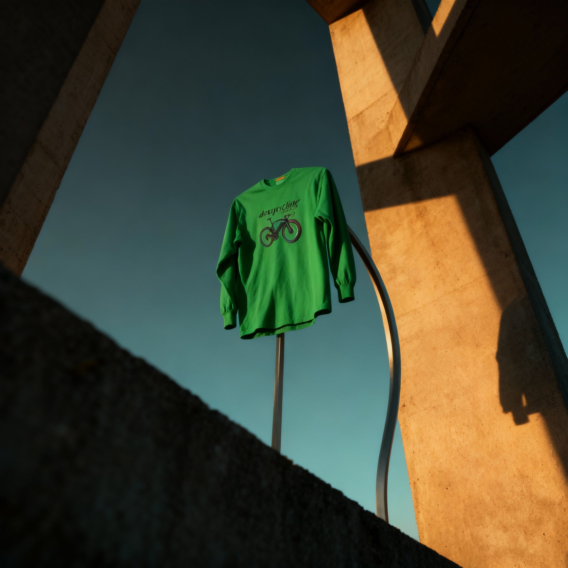 Cycling Doctor Graphic Long Sleeve Tee unique healthcare worker apparel