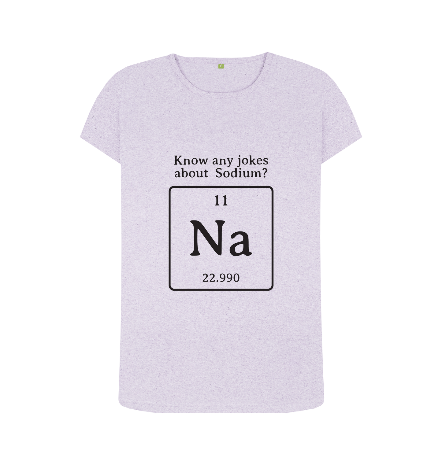 Light Purple Recycled Printed T-Shirt Front