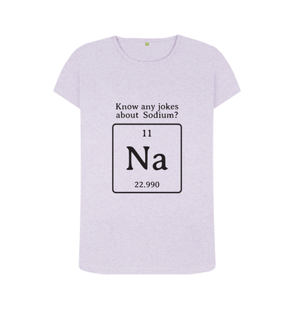 Light Purple Recycled Printed T-Shirt Front