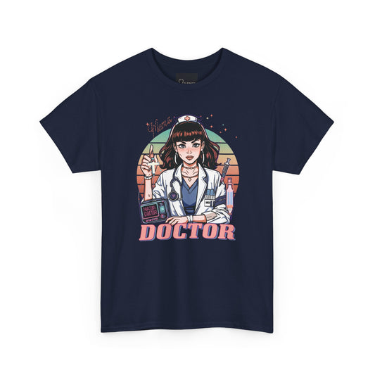 Retro Doctor Graphic Tee professional medical researcher shirt