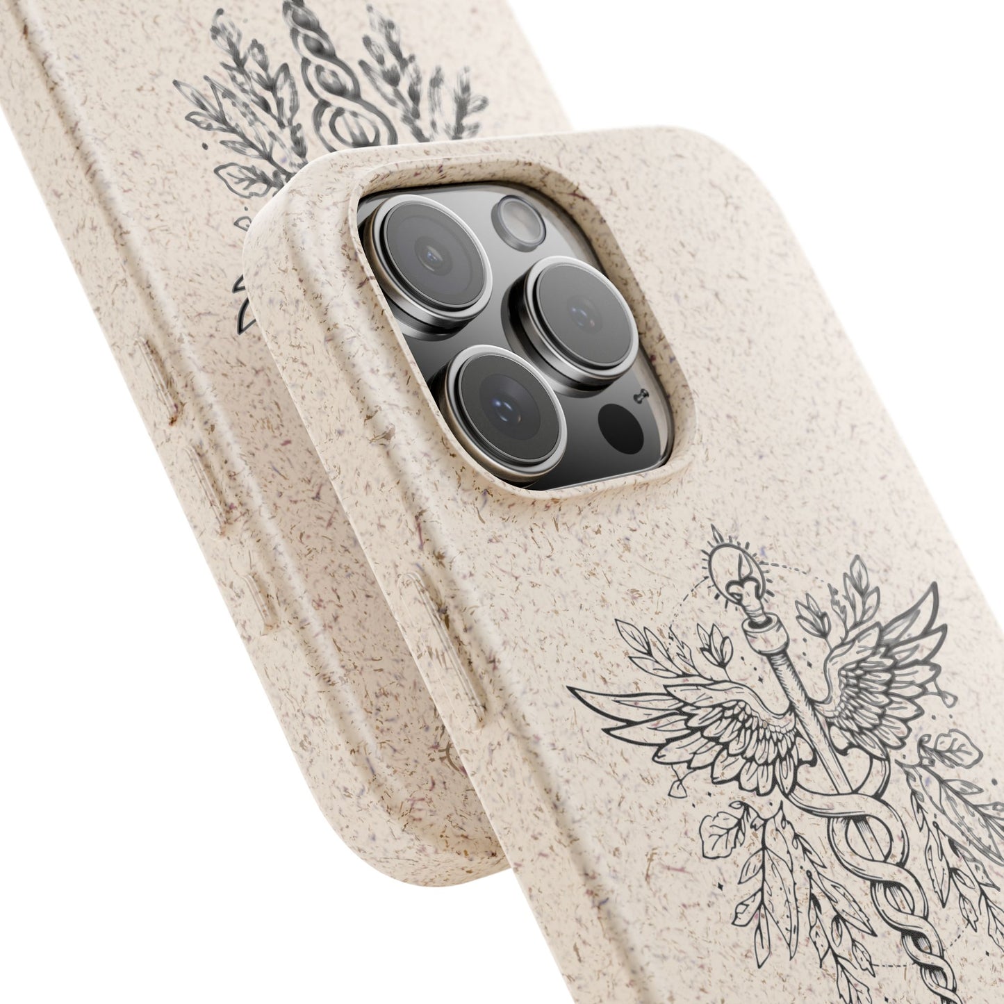 Caduceus Medical Eco-Friendly Phone Biodegradable Cover - Medical Art Apparel