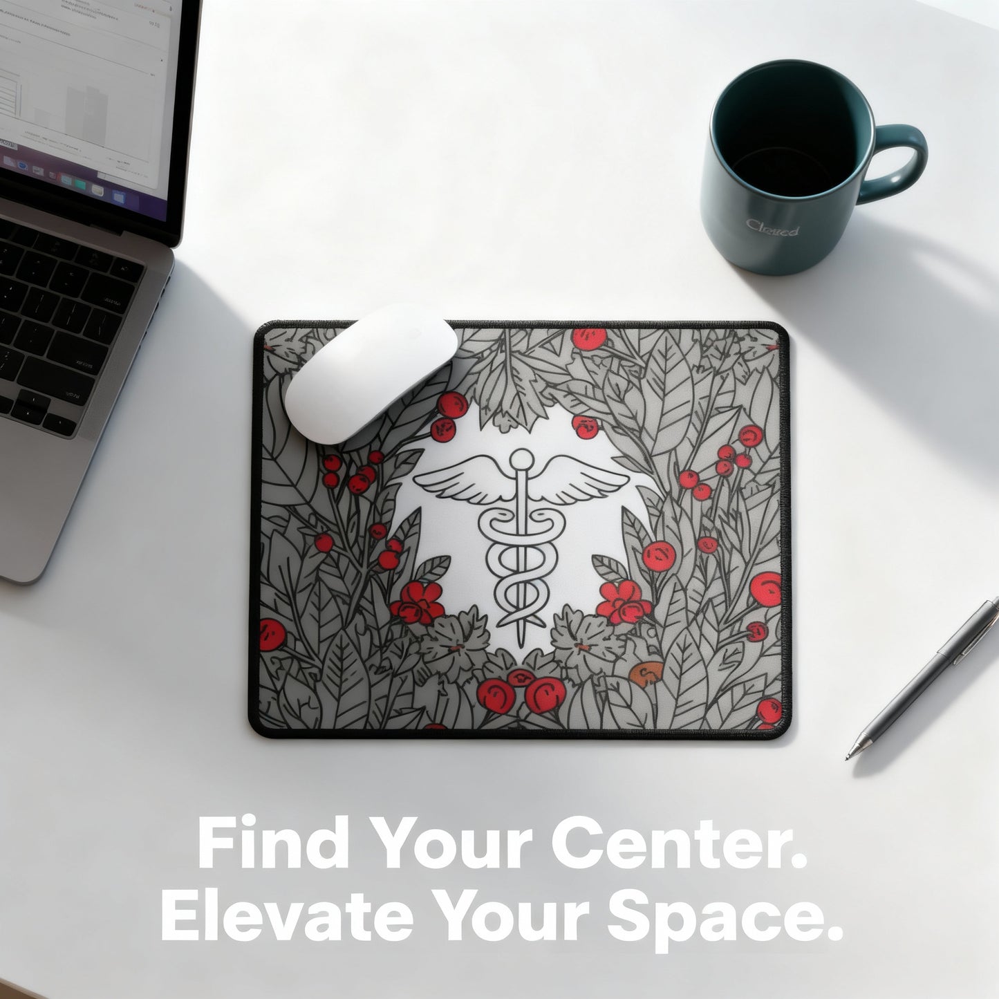 Medical Caduceus Desk Mat Art of Medicine desk gear 15