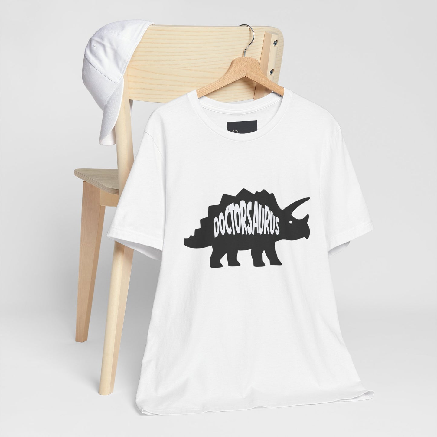 Doctorsaurus Triceratops Unisex Tee, Medical PhD Student Gift, Doctor Graduation Shirt - Medical Art Apparel