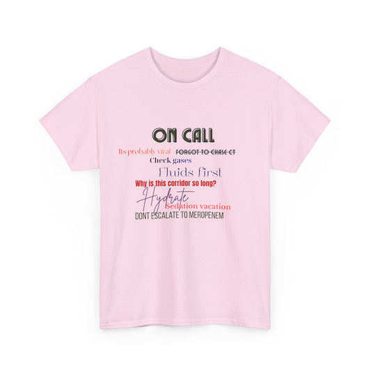 On call Doctor Notes Tee Art of Medicine apparel 12