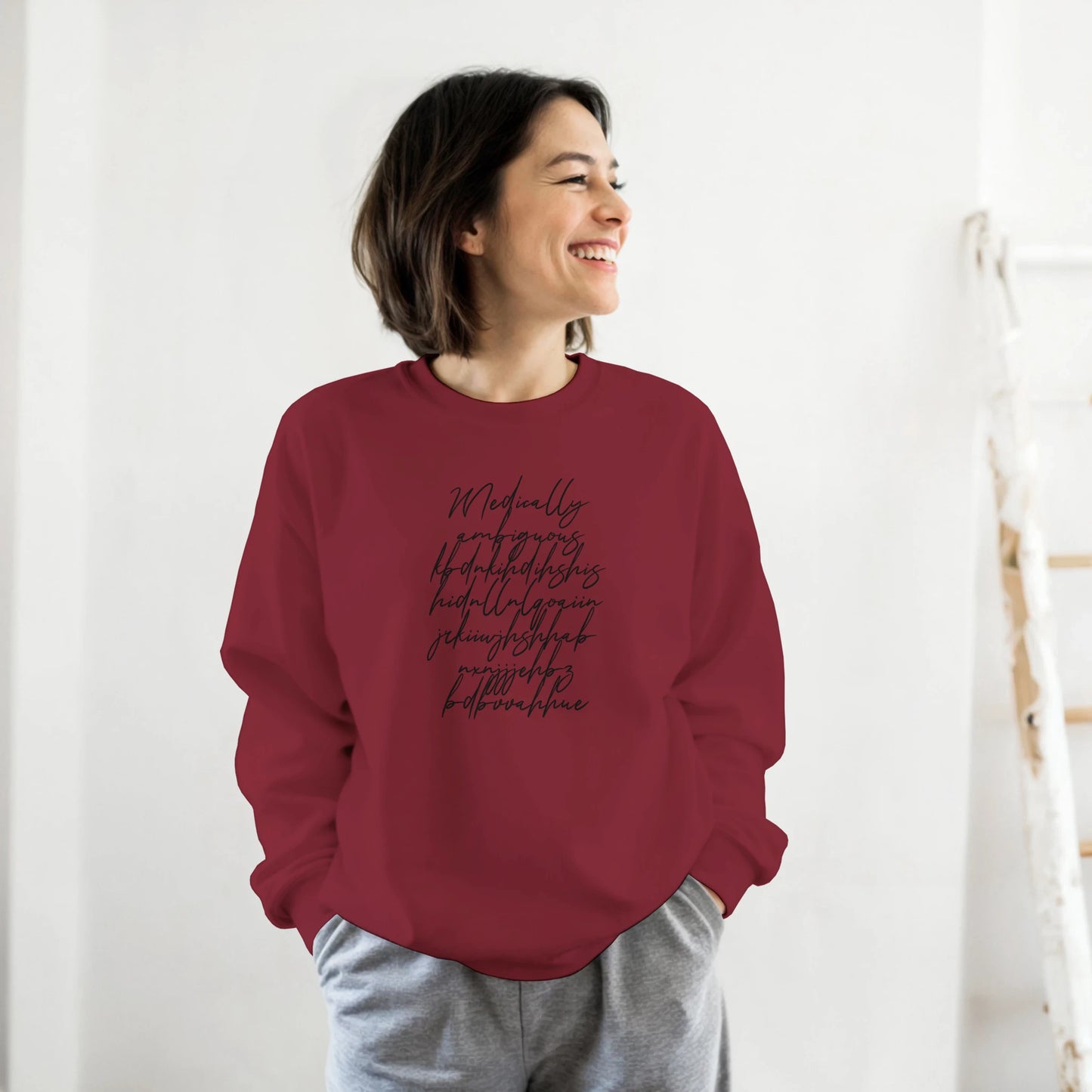 Medically Ambiguous Sweatshirt unique healthcare professional wear