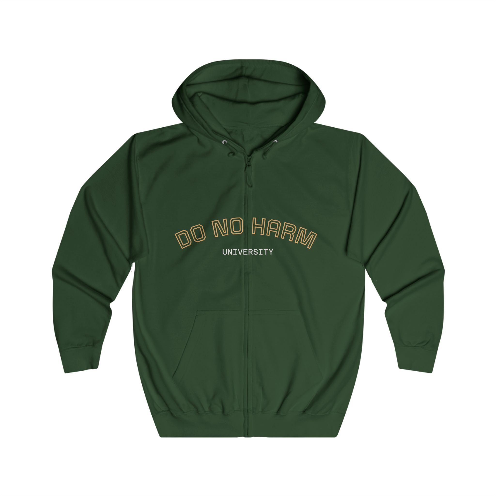 Do No Harm University Zip Hoodie Art of Medicine streetwear 3