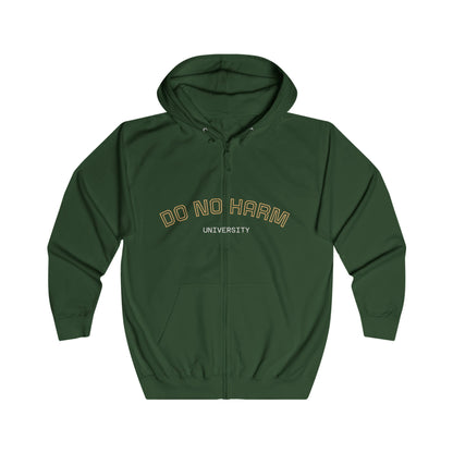 Do No Harm University Zip Hoodie Art of Medicine streetwear 3
