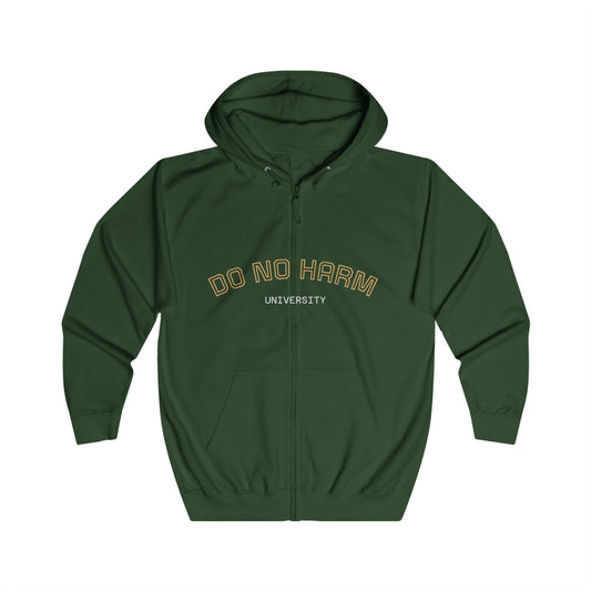 Do No Harm University Zip Hoodie Art of Medicine streetwear 3