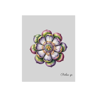 Botanical Pichia Imaginary Microbiology Fine Art Poster