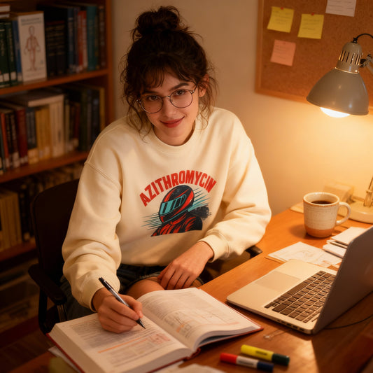 Azithromycin Graphic Sweatshirt unique doctor crewneck