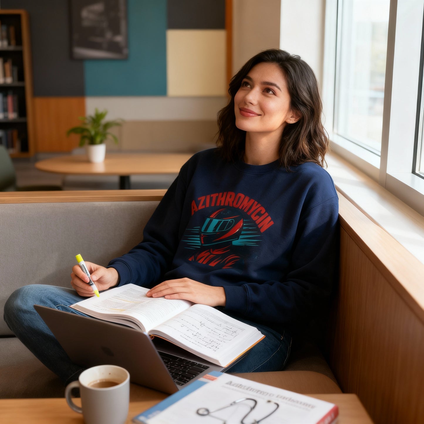 Azithromycin Graphic Sweatshirt Art of Medicine streetwear 10