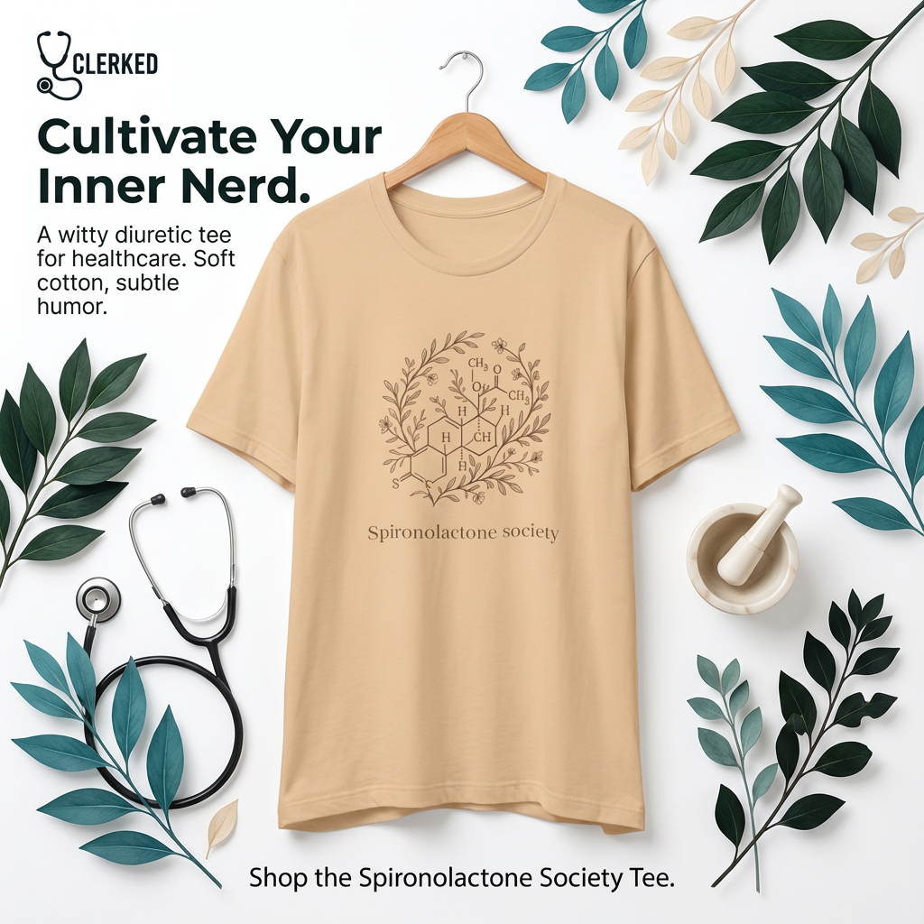 Spironolactone Funny Medical Tee Art of Medicine apparel 13