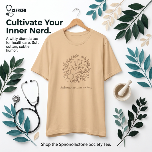 Spironolactone Funny Medical Tee Art of Medicine apparel 13