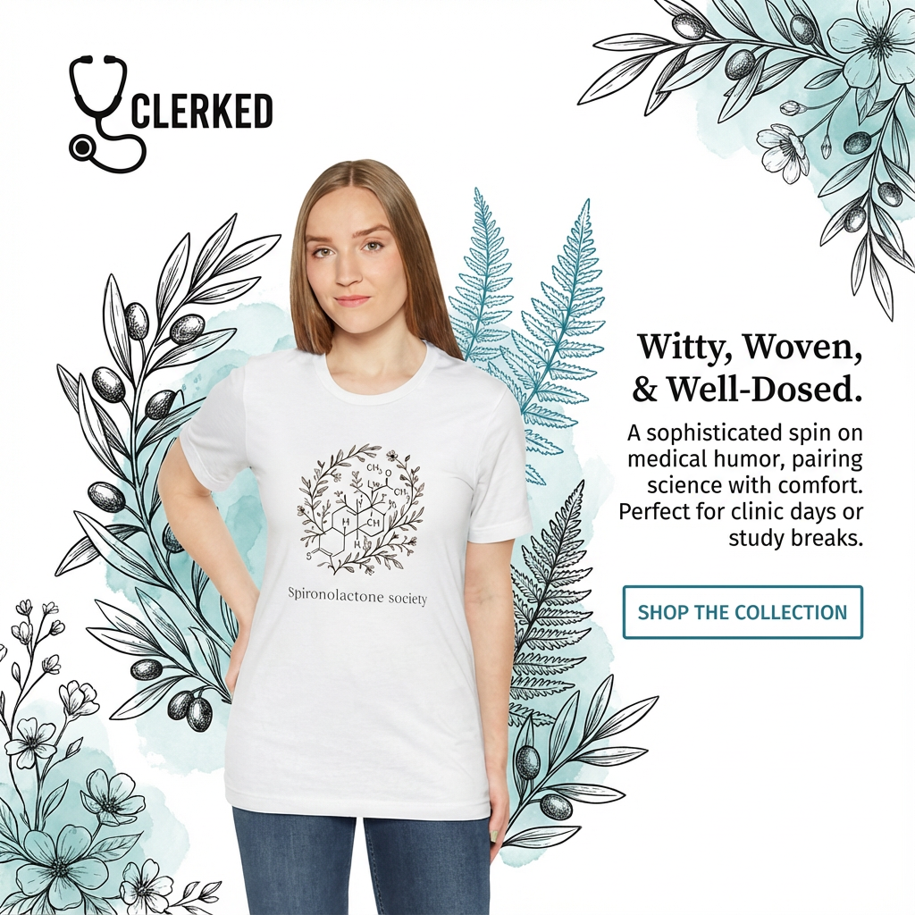Spironolactone Funny Medical Tee Art of Medicine apparel