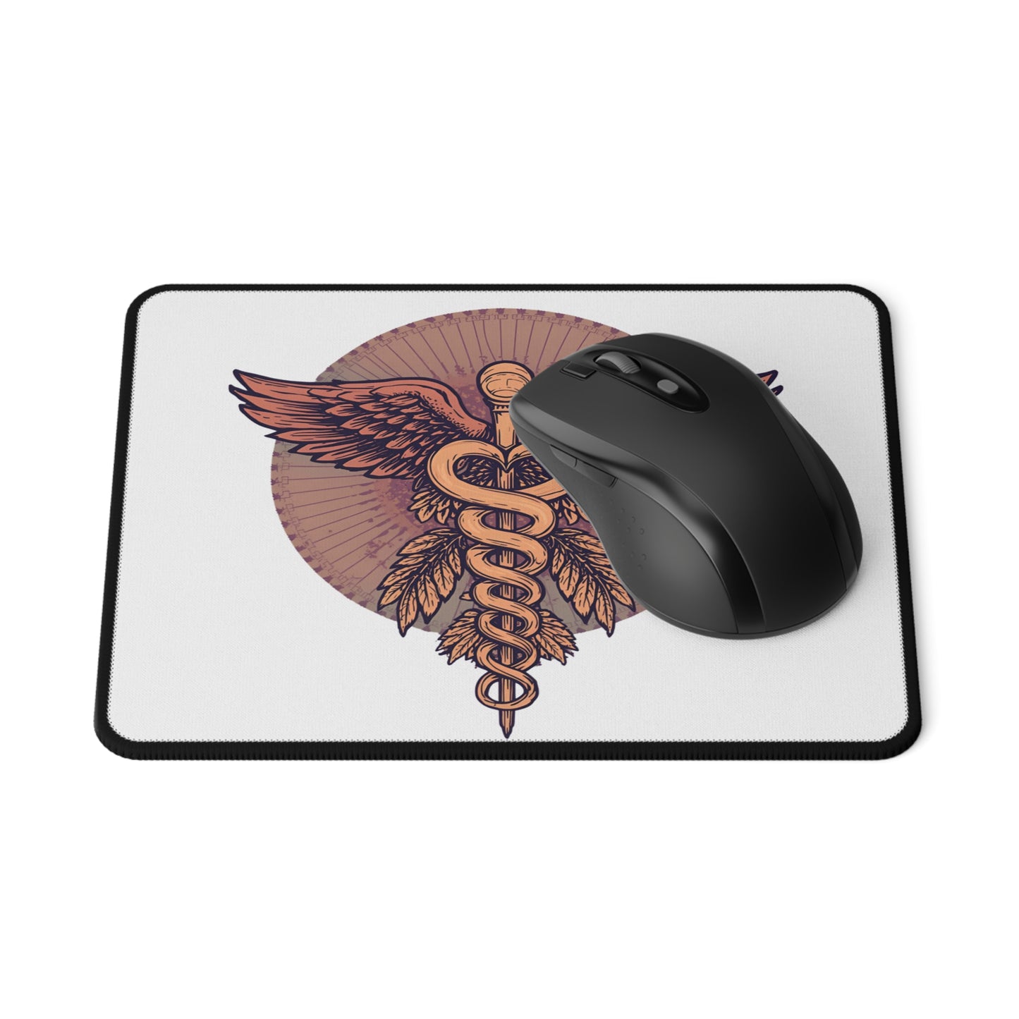 Caduceus Medical Nurse Researcher Mouse Pad view 3