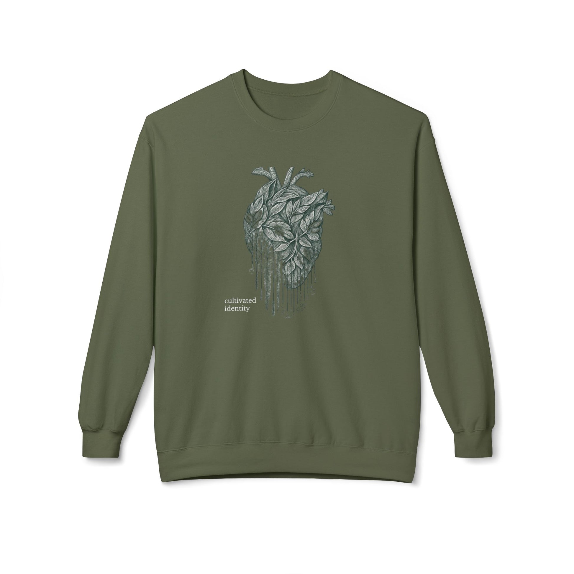 Botanical Anatomical Heart Sweatshirt healthcare student milestone