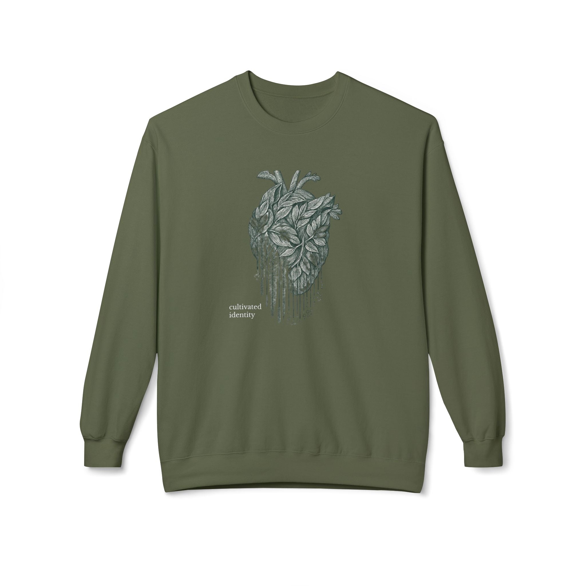 Botanical Anatomical Heart Sweatshirt healthcare student milestone