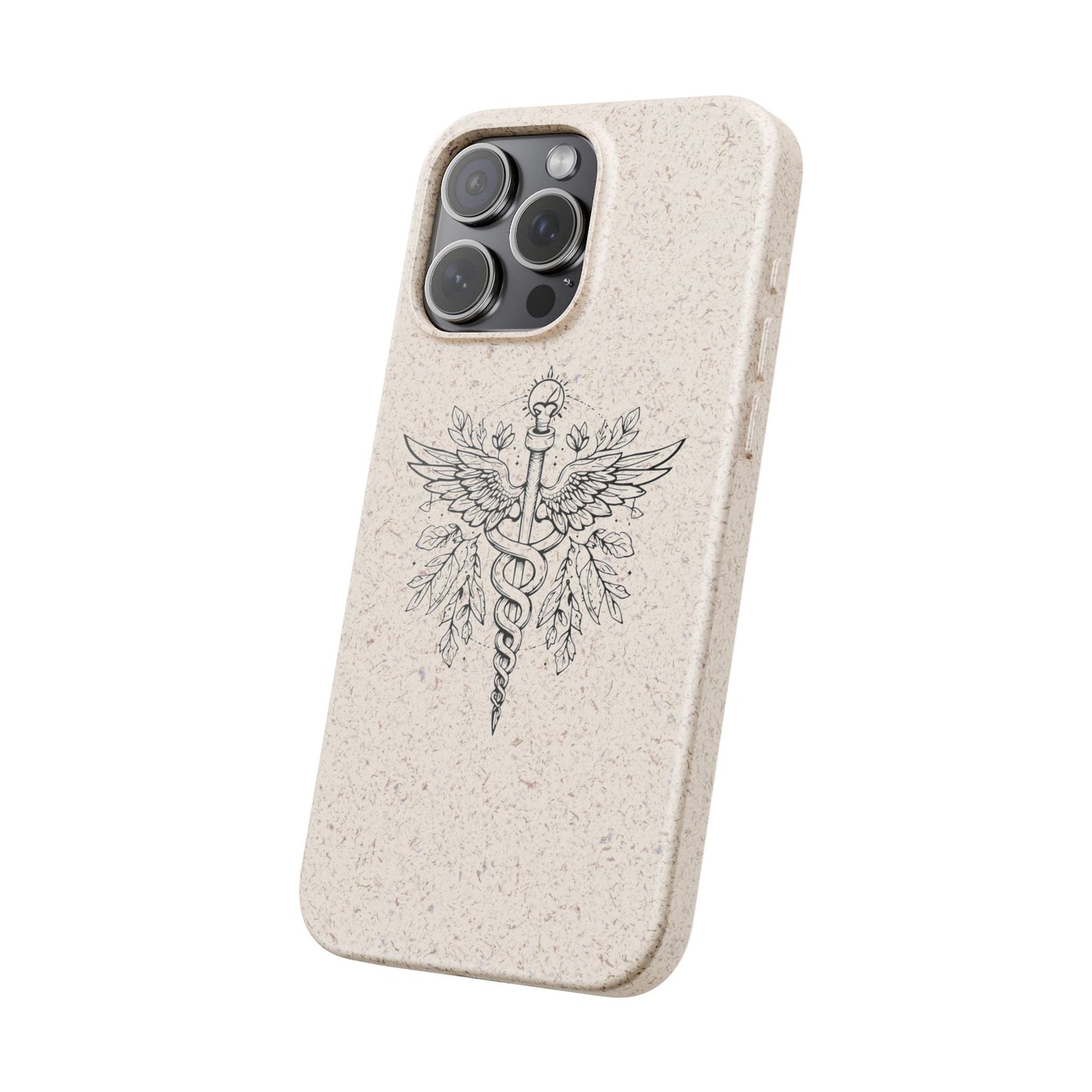 Caduceus Medical Eco-Friendly Phone Biodegradable Cover - Medical Art Apparel