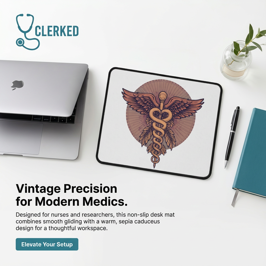 Caduceus Medical Mouse Pad unique healthcare worker office gear