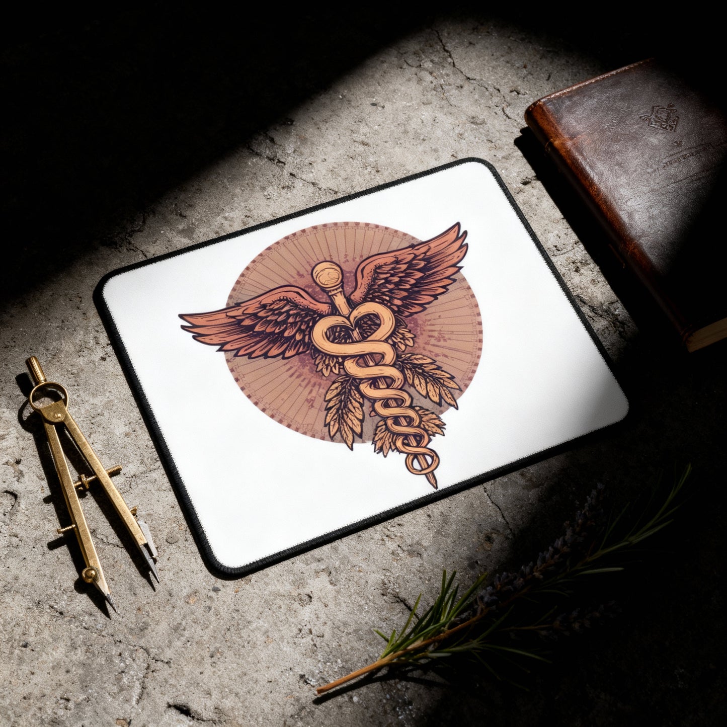 Caduceus Medical Mouse Pad non-slip desk mat for medics