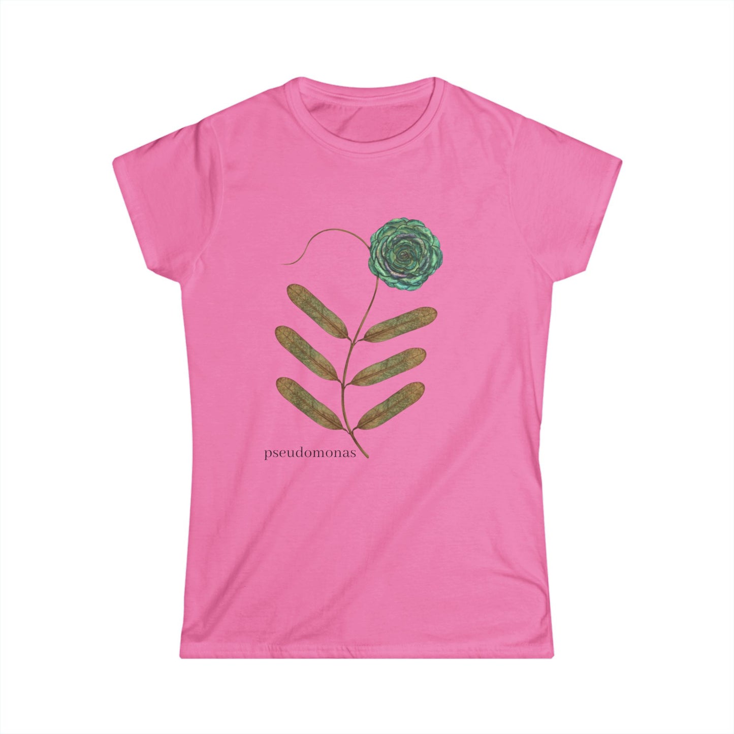 Pseudomonas Flower Tee art of medicine botanical design