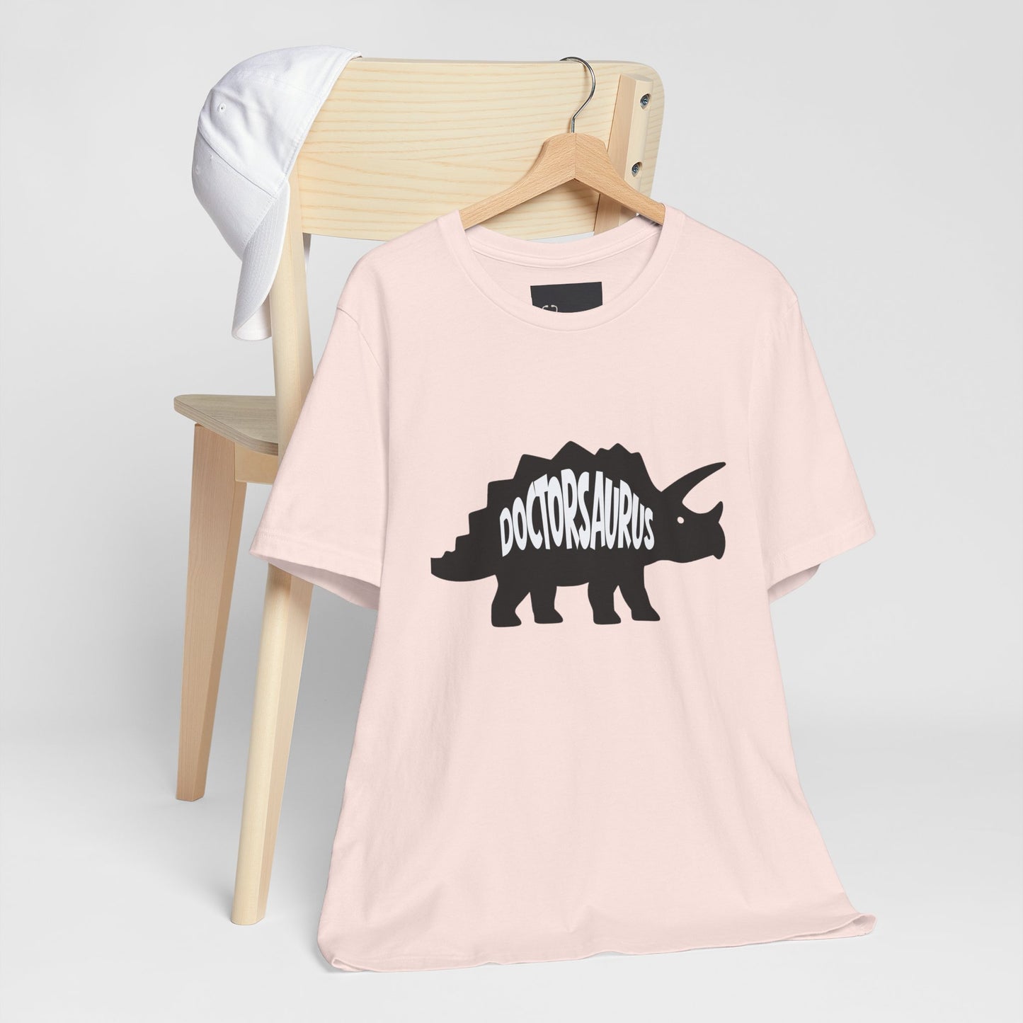 Doctorsaurus Triceratops Unisex Tee, Medical PhD Student Gift, Doctor Graduation Shirt - Medical Art Apparel