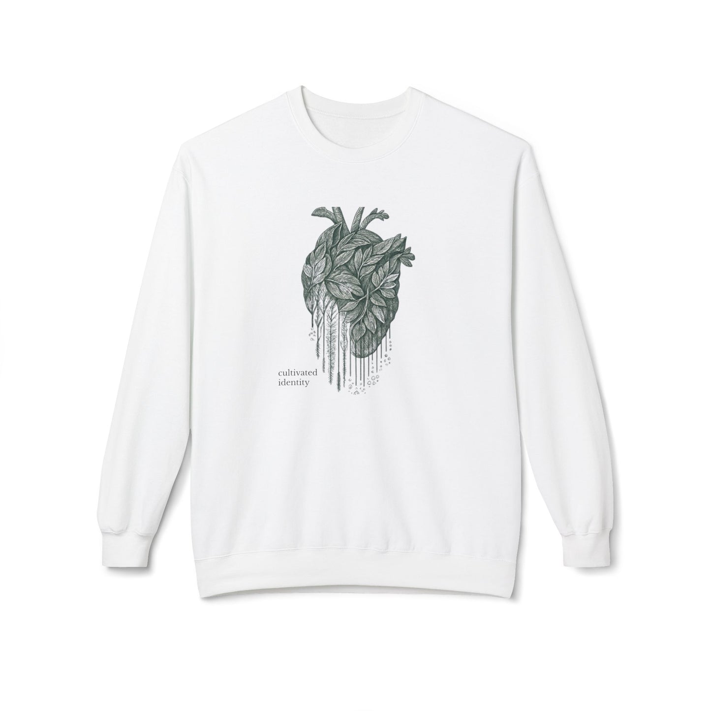 Botanical Anatomical Heart Sweatshirt unique medical art hoodie