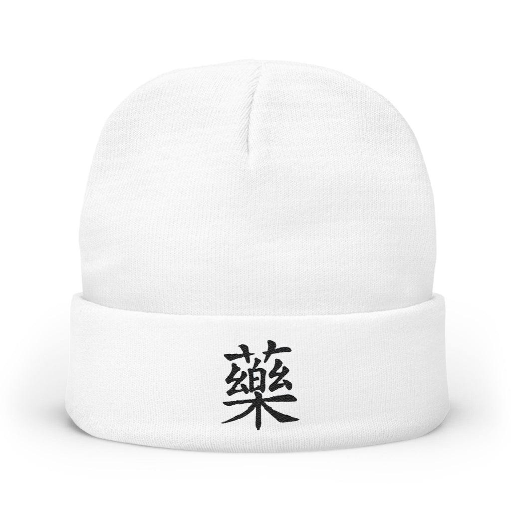Medicine 藥 Embroidered Knit Beanie
