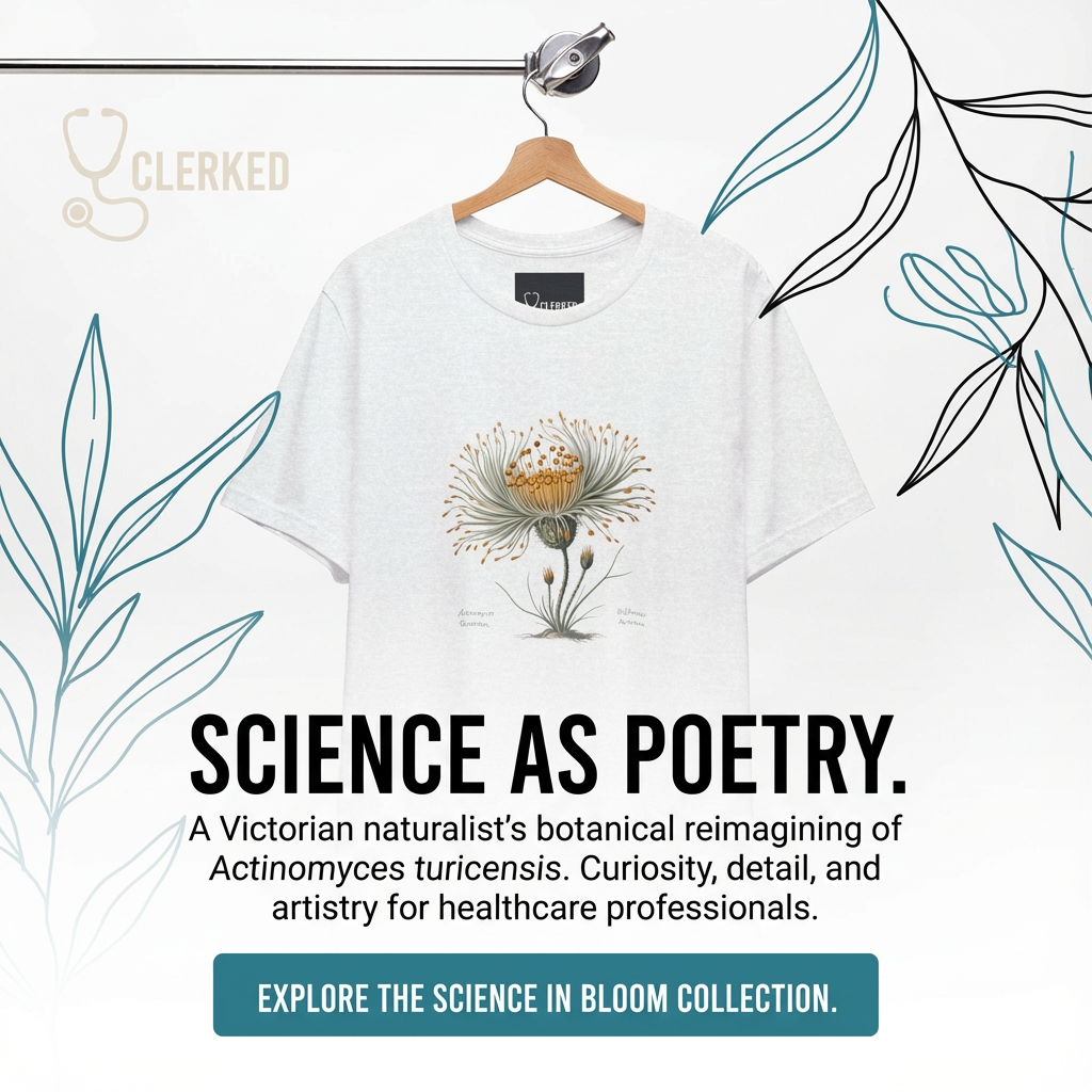Actinomyces Turicensis Botanical Tee Art of Medicine apparel 11