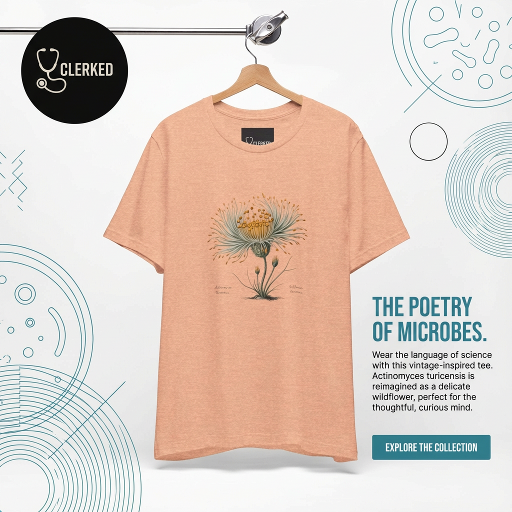 Actinomyces Turicensis Botanical Tee Art of Medicine apparel