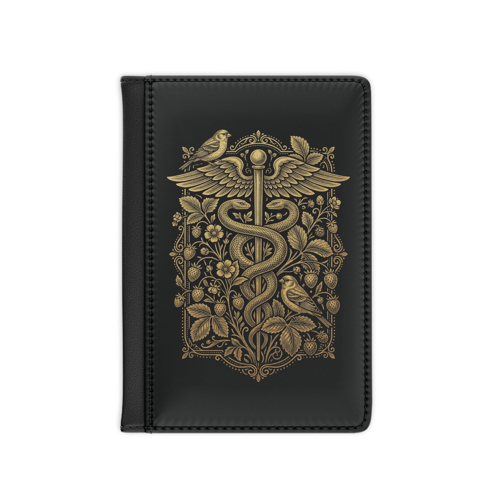 Caduceus Passport Cover – Medical Travel Wallet for Doctors & Nurses