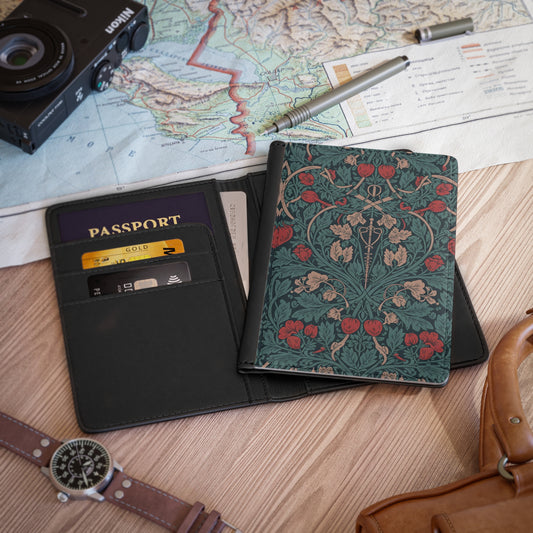 Elegant Cauduceus Passport Cover unique doctor travel gift
